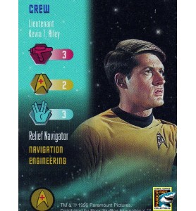 Star Trek TCG Lieutenant Kevin T. Riley R