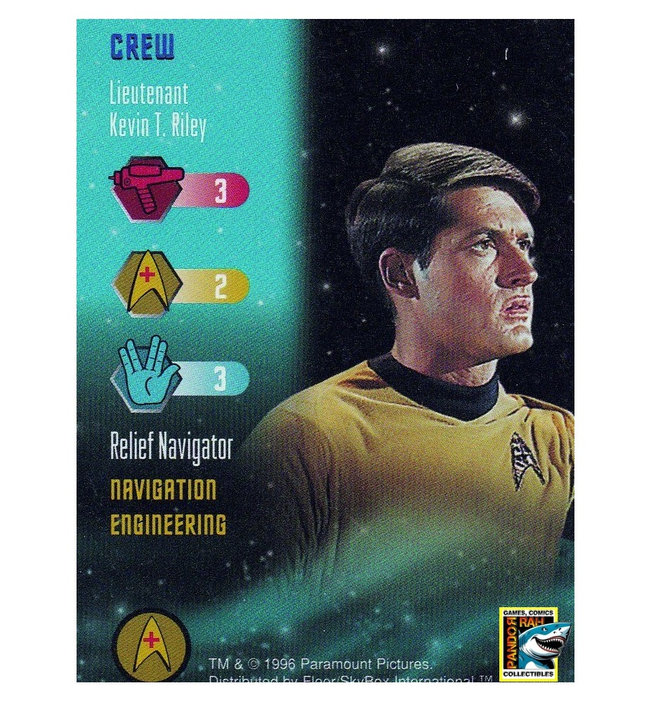 Star Trek TCG Lieutenant Kevin T. Riley R