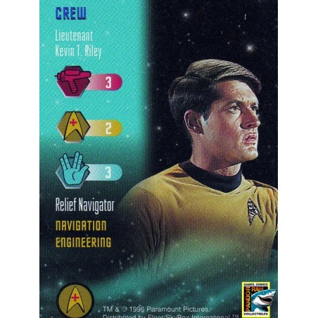 Star Trek TCG Lieutenant Kevin T. Riley R