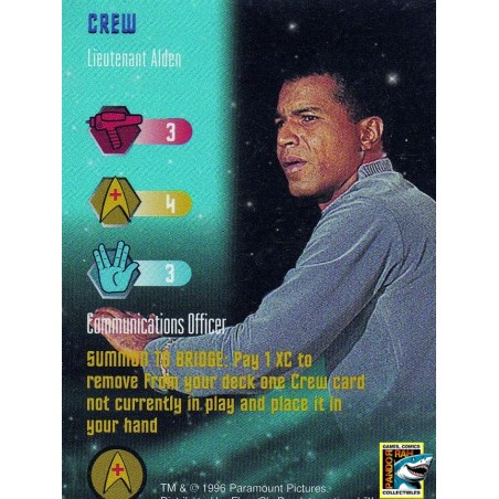 Star Trek TCG Lieutenant Alden R