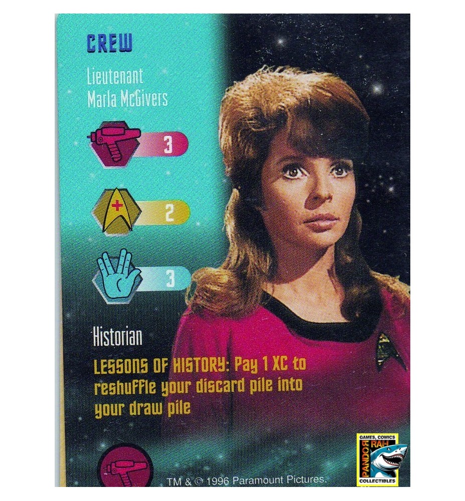 Star Trek TCG Lieutenant Marla McGivers VR