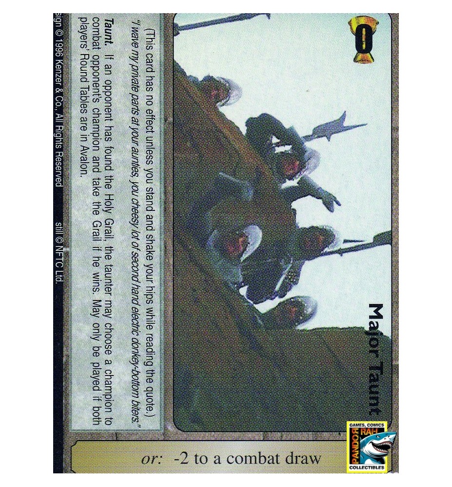 Monty Python And The Holy Grail CCG Major Taunt (184) R