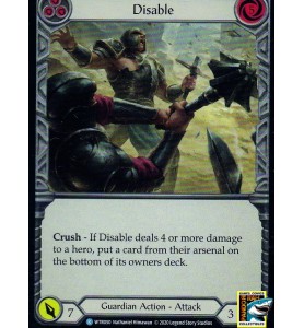 Flesh And Blood TCG Disable (Blue) R