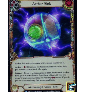 Flesh And Blood TCG Aether Sink Foil (Yellow) R