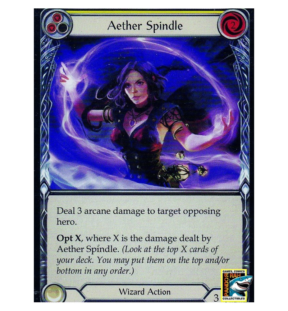Flesh And Blood TCG Aether Spindle (Yellow) R