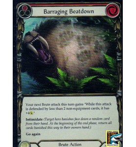 Flesh And Blood TCG Barraging Beatdown (Red)