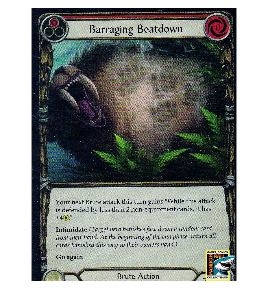 Flesh And Blood TCG Barraging Beatdown (Red)