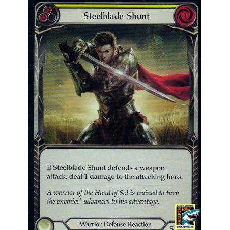 Flesh And Blood TCG Steelblade Shunt (Yellow)