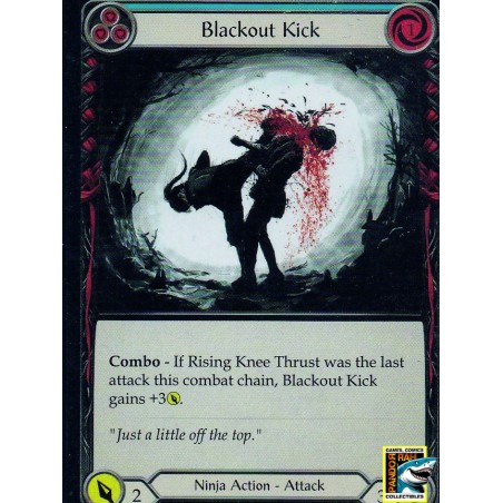 Flesh And Blood TCG Blackout Kick (Blue)