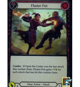 Flesh And Blood TCG Fluster Fist (Red) Foil