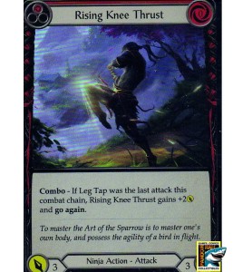 Flesh And Blood TCG Rising Knee Thrust Foil