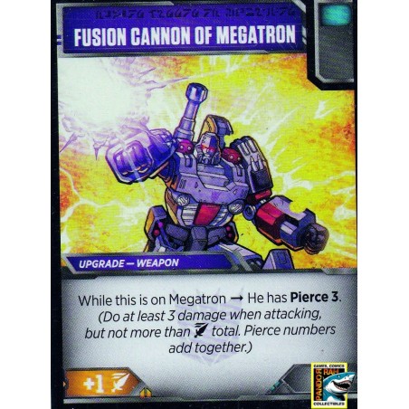 Transformers TCG Fusion Cannon Of Megatron