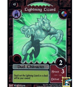 Wizard In Training TCG Lightning Lizard