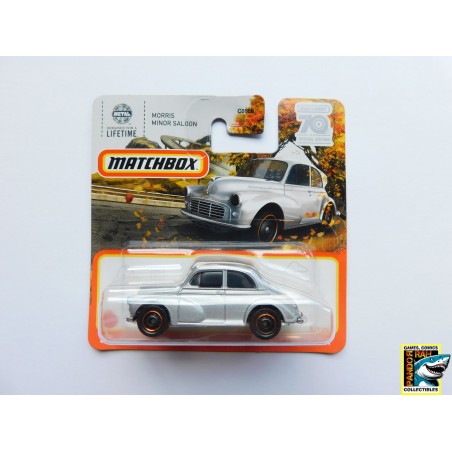 Matchbox Morris Minor Saloon Zilverkleurig 1:65