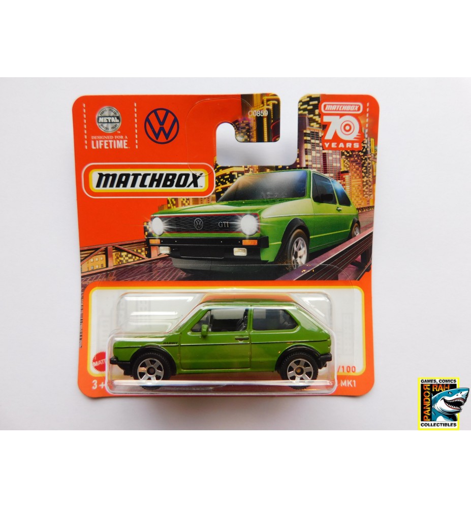 Matchbox Volkswagen Golf GTI MKI Groen 1:65