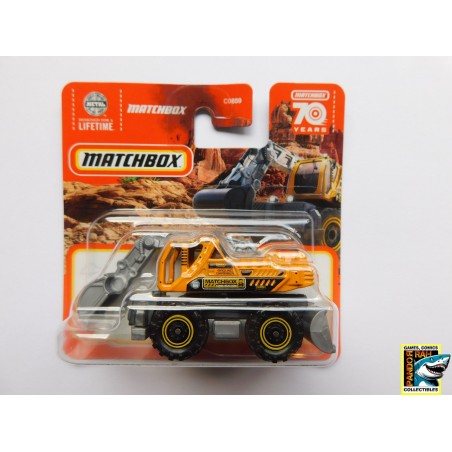 Matchbox Ground Grabber Okergeel 1:65