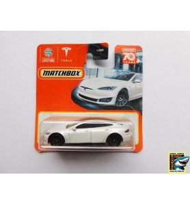 Matchbox Tesla Model S Wit 1:65