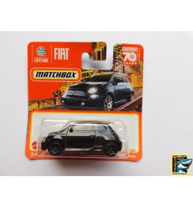 Matchbox 2019 Fiat 500 Turbo Zwart 1:65