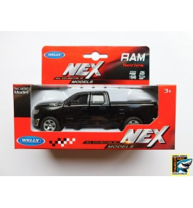 Welly 2019 Dodge RAM 1500 Zwart 1:39