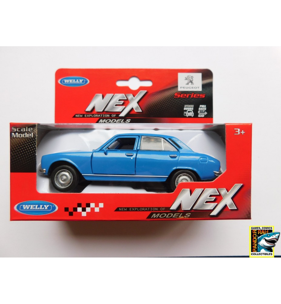 Welly 1975 Peugeot 504 Lichtblauw 1:39