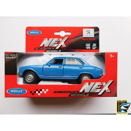 Welly 1975 Peugeot 504 Lichtblauw 1:39