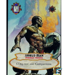 Hyborian Gates CCG Shield Man