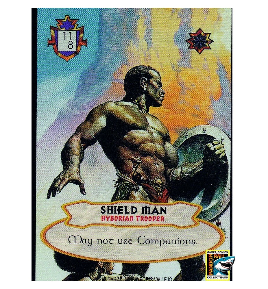 Hyborian Gates CCG Shield Man