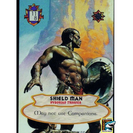 Hyborian Gates CCG Shield Man