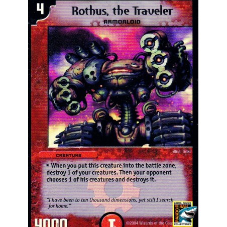 Duel Masters TCG Rothus, The Traveler Foil