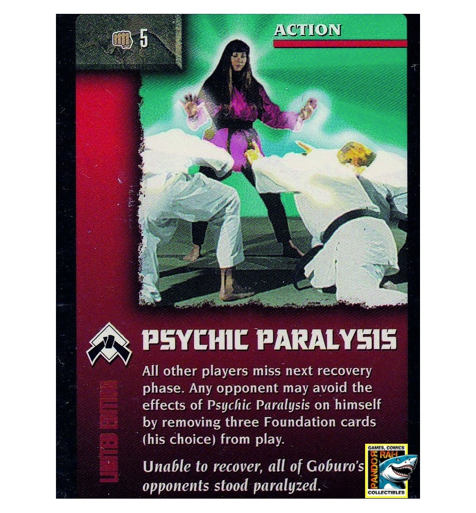 Ultimate Combat TCG Psychic Paralysis