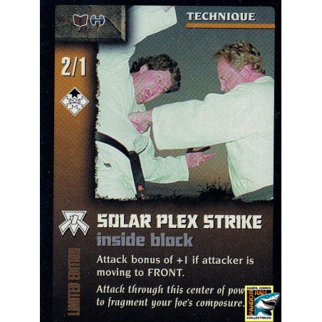 Ultimate Combat TCG Solar Plex Strike