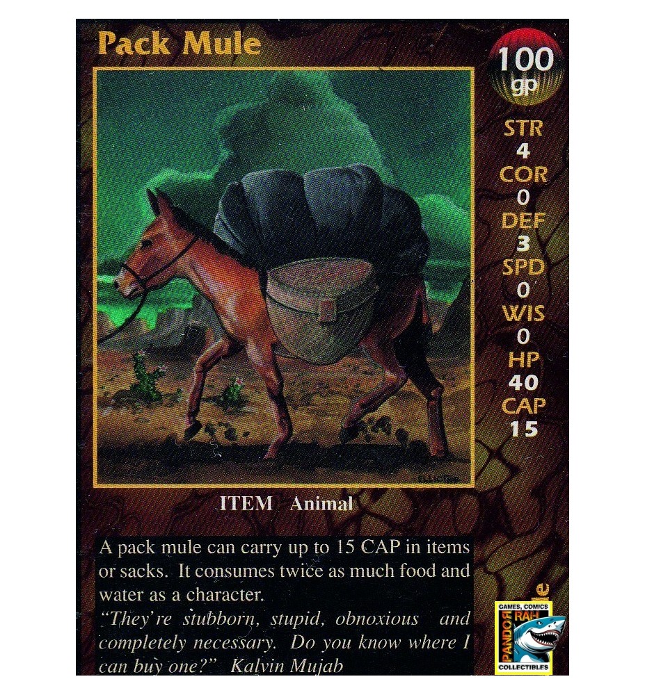 Dragon Storm CCG Pack Mule