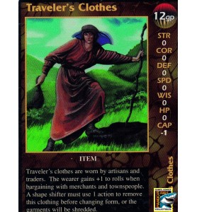 Dragon Storm CCG Traveler's Clothes