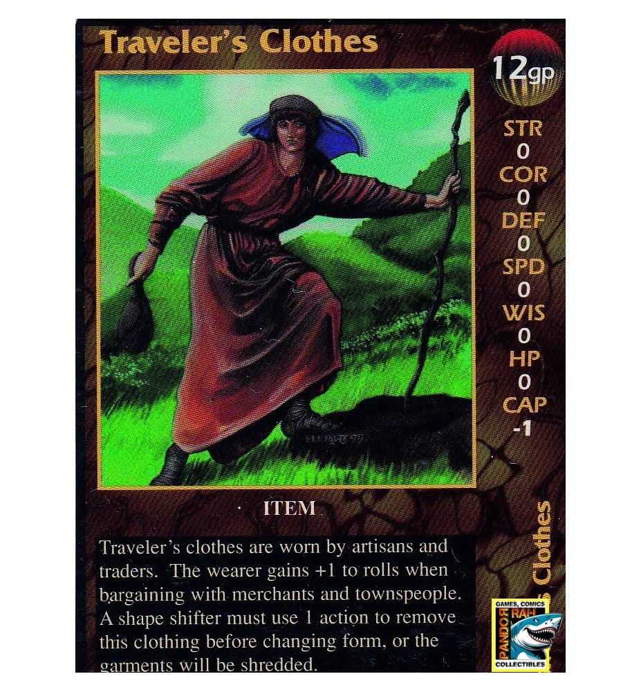 Dragon Storm CCG Traveler's Clothes