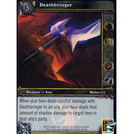 World Of Warcraft TCG Onyxia's Lair Deathbringer Foil