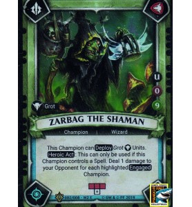 Warhammer Age Of Sigmar - Zarbag The Shaman Foil E