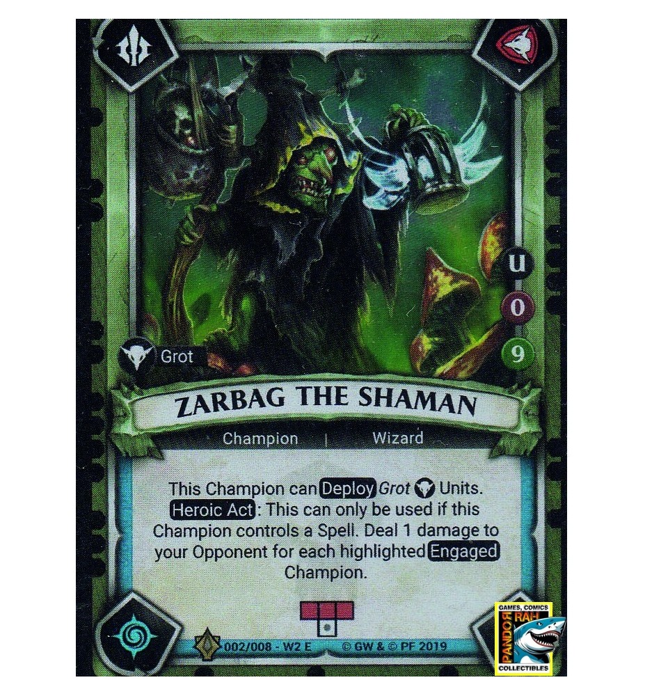 Warhammer Age Of Sigmar - Zarbag The Shaman Foil E