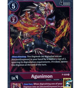 DigiMon TCG Agunimon P Foil