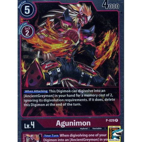 DigiMon TCG Agunimon P Foil