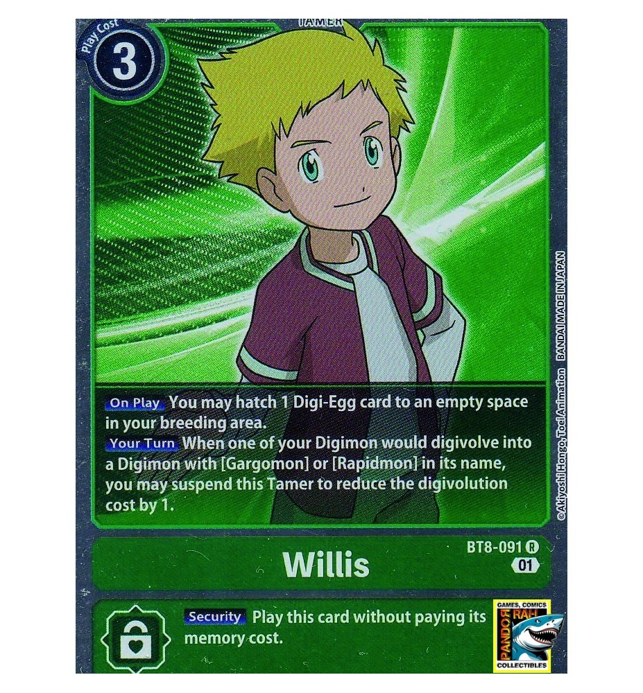 DigiMon TCG Willis SB Foil R