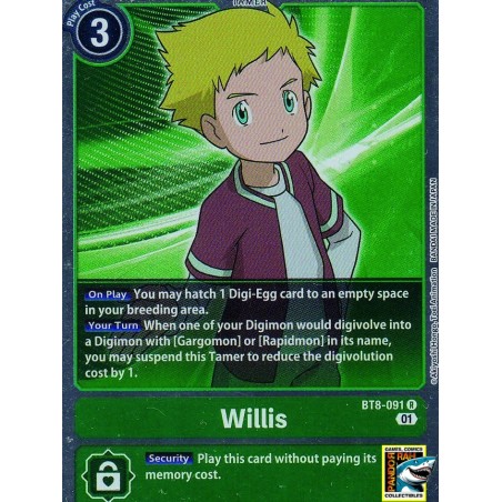 DigiMon TCG Willis SB Foil R