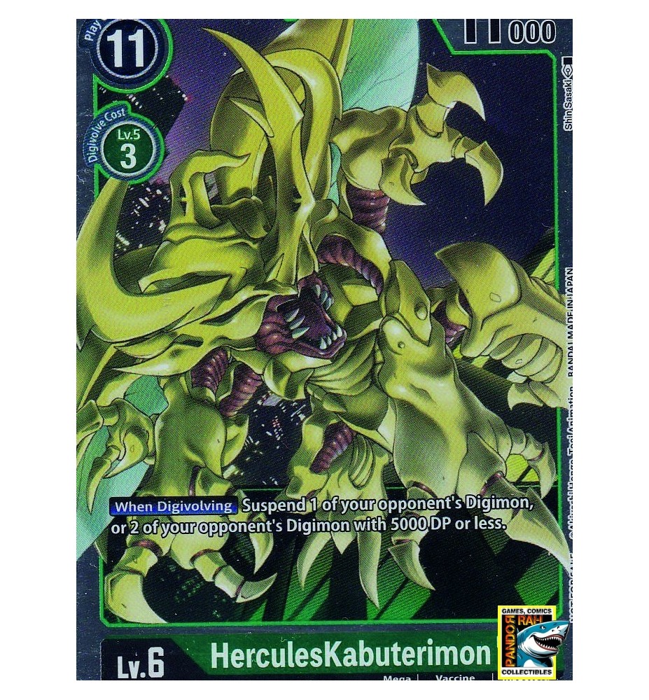 DigiMon TCG HerculesKabuterimon P Foil