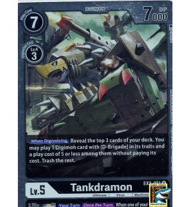 DigiMon TCG Tankdramon Foil R