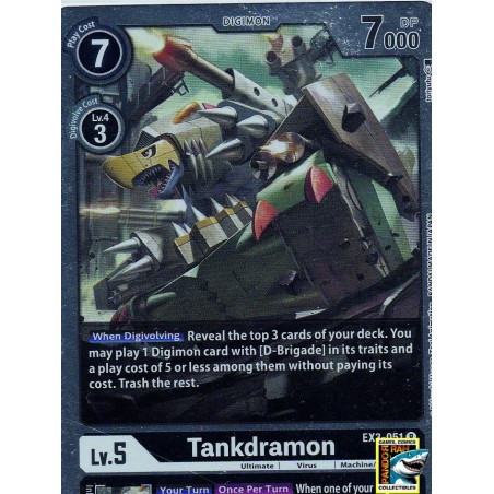 DigiMon TCG Tankdramon Foil R