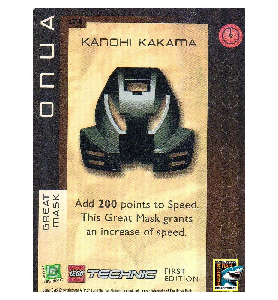 Bionicle Quest For The Masks TCG - Onua - Kanohi Kakama Foil UR