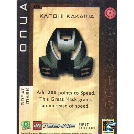 Bionicle Quest For The Masks TCG - Onua - Kanohi Kakama Foil UR