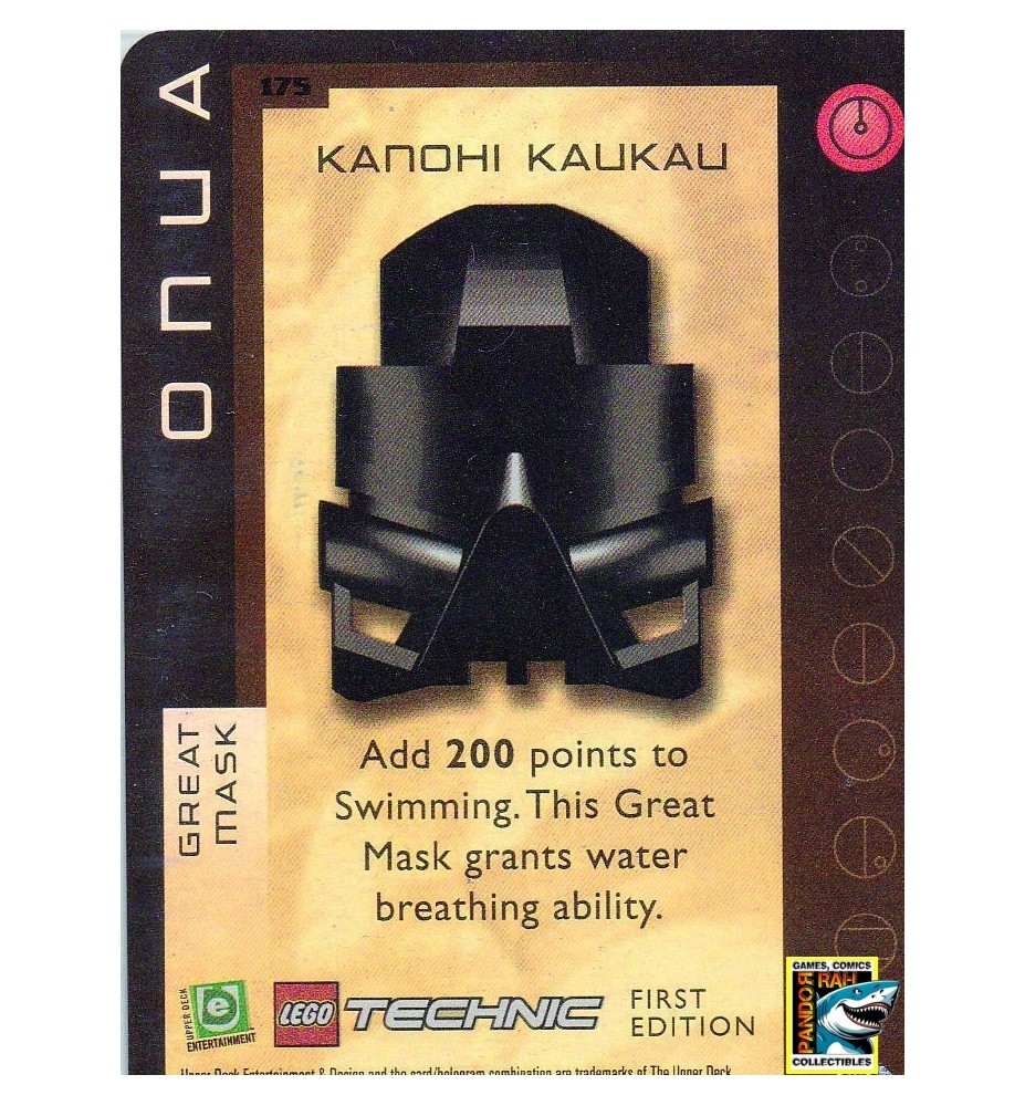 Bionicle Quest For The Masks TCG - Onua - Kanohi Kaukau Foil UR