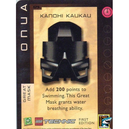 Bionicle Quest For The Masks TCG - Onua - Kanohi Kaukau Foil UR