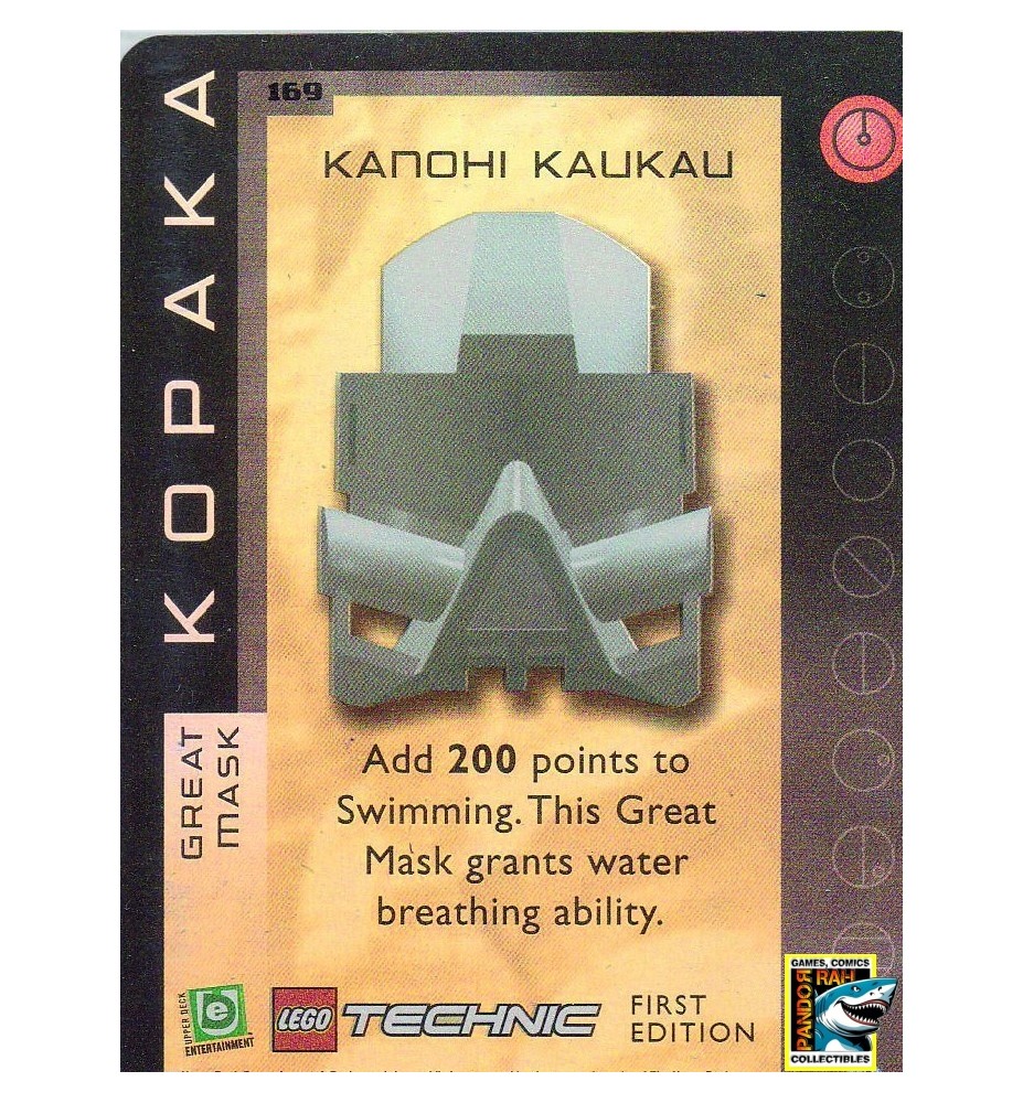 Bionicle Quest For The Masks TCG - Kopaka - Kanohi Kaukau Foil UR