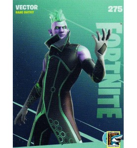 Panini Fortnite Reloaded 275 Vector Rare Outfit